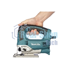 Лобзик электрический Makita JV0600K Лобзик,в\рук, 650Вт,500-3100об\м,ход-23мм,рез-90мм,2.4кг,чем,3маятн+1