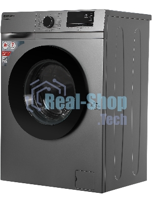 Стиральная машина Kraft KF-MDS7107G серый, загрузка фронтальная 7 кг, 1000 об/мин., класс: А+