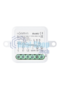 Модуль реле HOMMYN zigbee 2 канала (без нейтрали) RLZBNN02