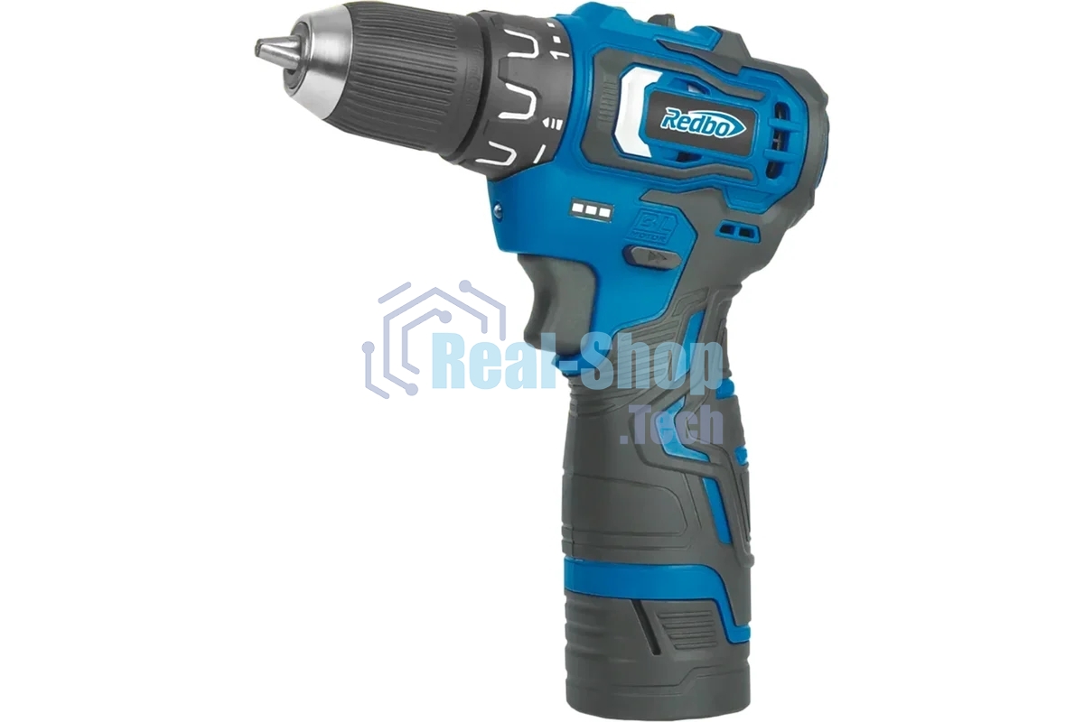 Дрель-шуруповерт Redbo LD-16BL, 16 В, 2 Ач, 40 Нм, бесщеточный