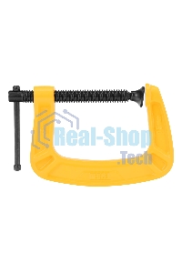 Струбцина Denzel G-образная усиленная, 75 мм