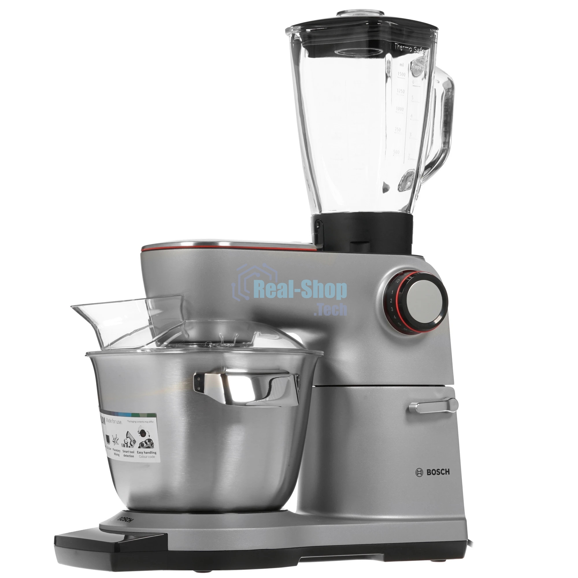 Кухонная машина Bosch MUM9YX5S12 планетар.вращ. 1600Вт серебристый