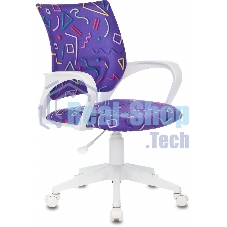 Кресло Бюрократ BuroKIDS 1 W Sticks 08 фиолетовый, ткань, 120 кг Кресло Бюрократ BuroKIDS 1 W Sticks 08 фиолетовый, ткань, 120 кг