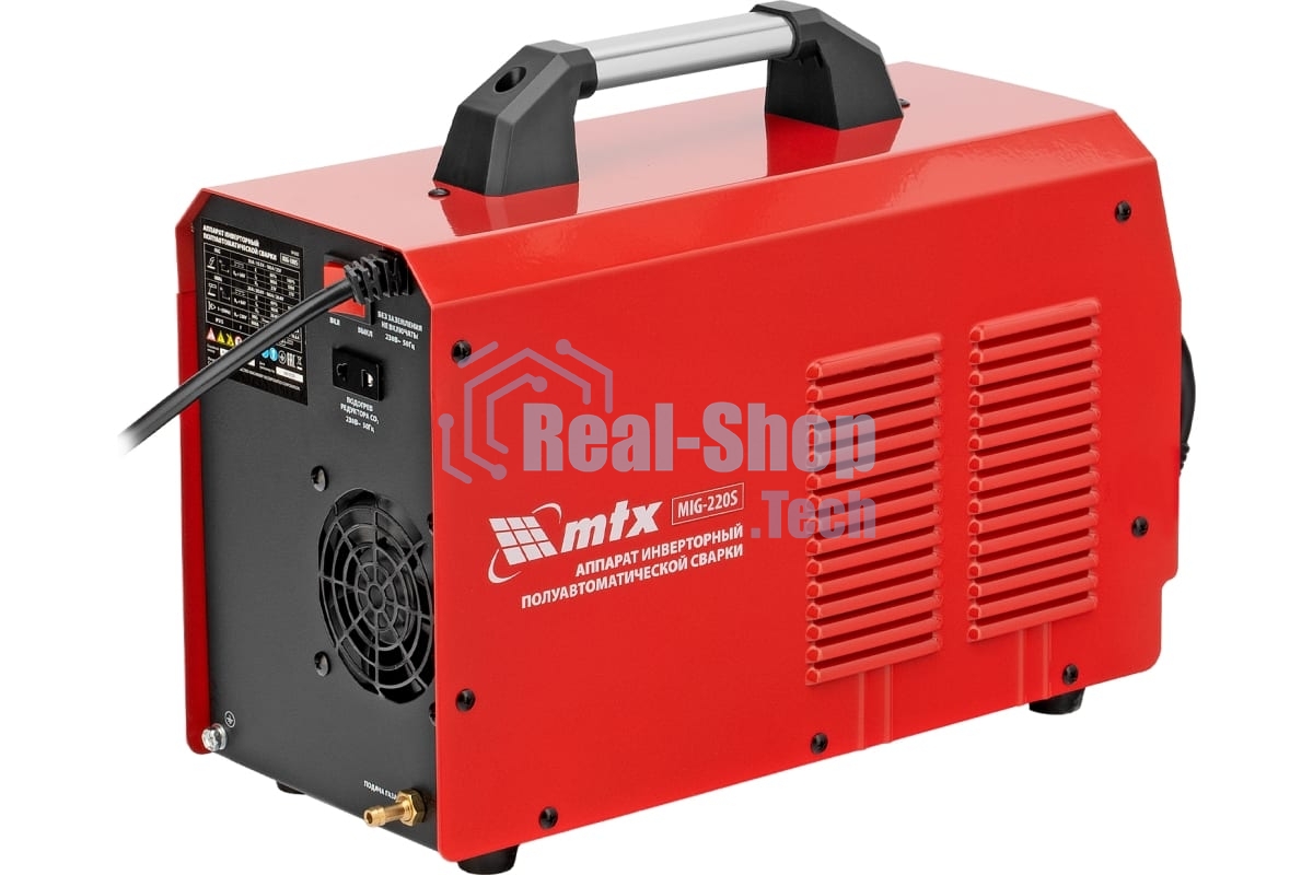 Аппарат инвертор. полуавтомат. cварки MTX MIG-220S, 220A, ПВ 60%, катушка 5 кг
