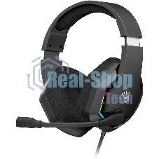Гарнитура проводная с микрофоном A4Tech Bloody G260 черный 2м мониторные USB оголовье (G260)