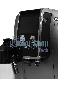 Кофемашина автоматическая DeLonghi Dinamica Plus ECAM380.95.TB черный/серый, исп. кофе - зерновой/молотый, 1.8 л, 1450 Вт, 15 Бар.