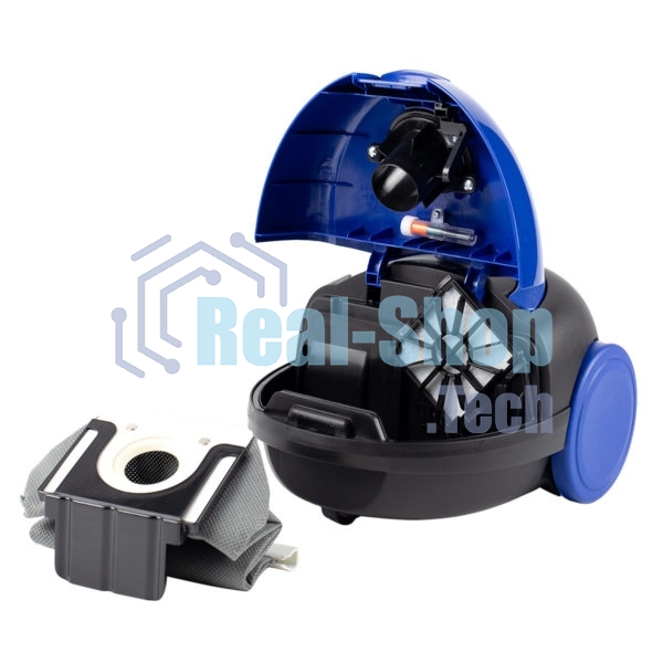 Пылесос Centek CT-2518 синий/черный, 350/1800 Вт, уборка сухая, пылесборник мешок, 1.5 л