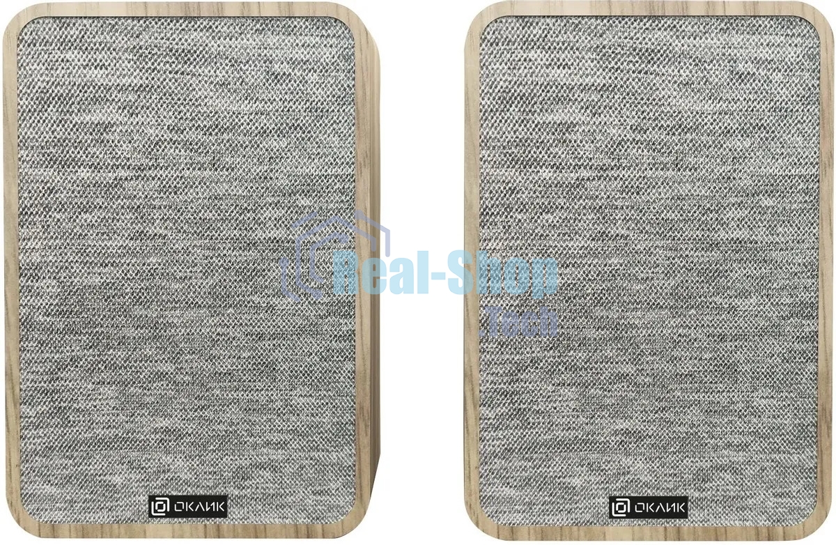 Акустическая система Оклик OK-417A 2.0 светлое дерево 40Вт BT