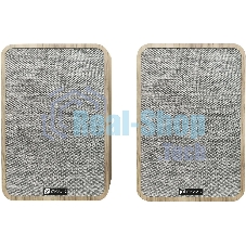 Акустическая система Оклик OK-417A 2.0 светлое дерево 40Вт BT