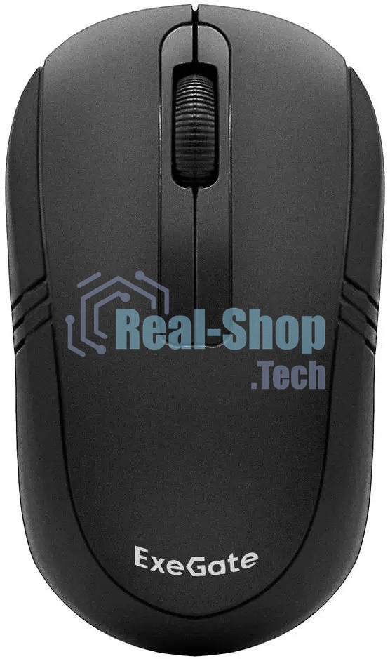 Мышь беспроводная ExeGate Professional Standard SR-9021 черный, 1200 dpi, радиоканал, USB, кнопки - 3