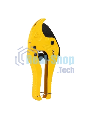 Труборез Deli DL350042 42мм Диапазон реза 42 мм. Тефлоновое покрытие. Лезвие из нержавеющей стали. Корпус алюминиевый сплав.