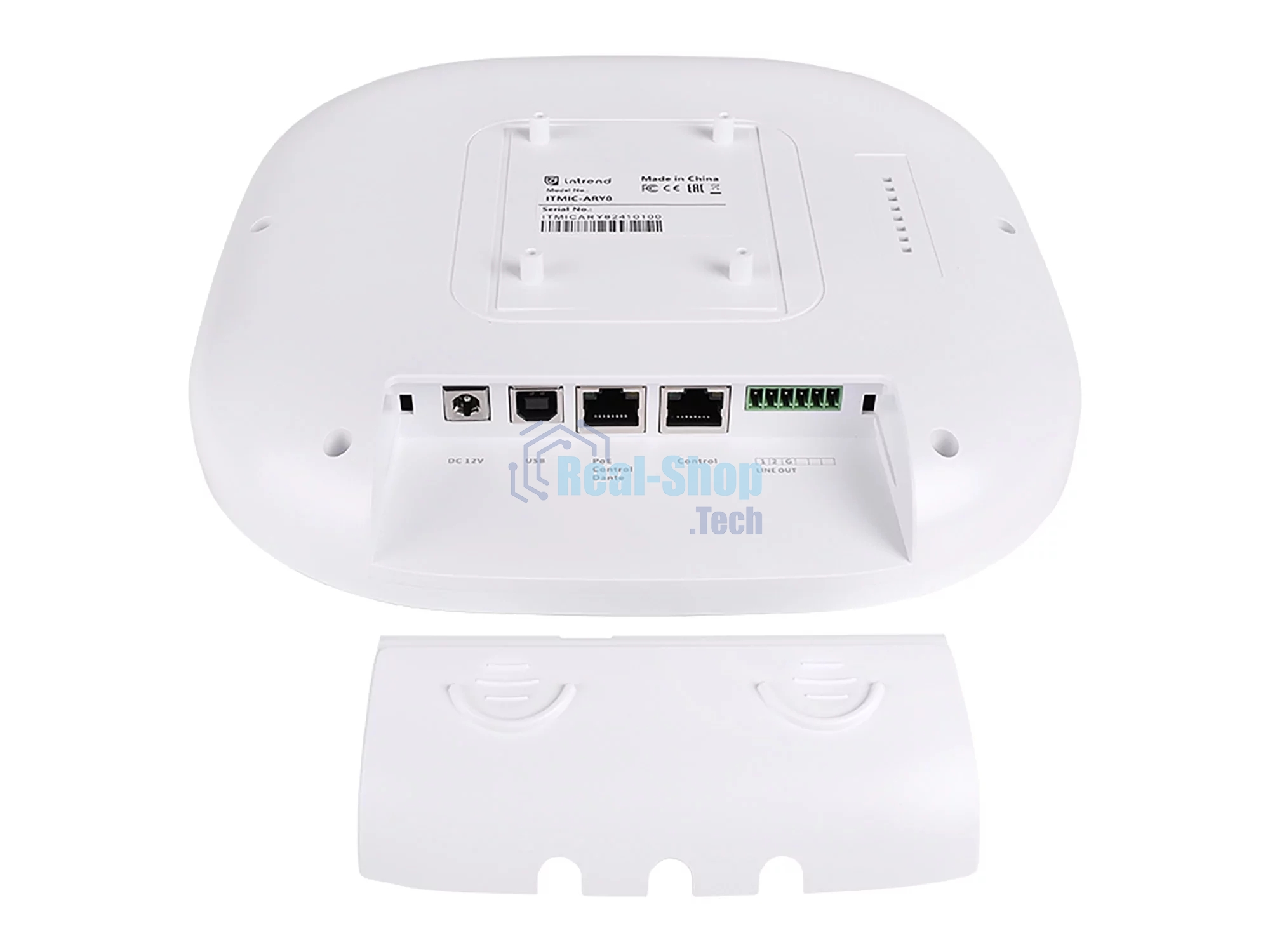 Микрофонный массив Intrend [ITMIC-ARY8] подключение Dante/USB, Noise reduction, Feedback suppression, AEC, WebUI, питание POE/12V