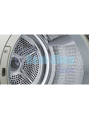 Сушильная машина Bosch WQK2521XME серебристый, 10 кг, сушка - конденсационная, программ - 14, 59.8 x 84.2 x 64.8 см