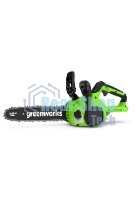 Цепная пила аккумуляторная GreenWorks GD24CS30K2, 24V, 30см, бесщеточная, c АКБ 2 А·ч и ЗУ (2007007UA)