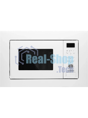 Микроволновая печь встраиваемая Hyundai HBW 2040 WG белый, 20 л, 800 Вт, переключатели - кнопки/поворотный механизм
