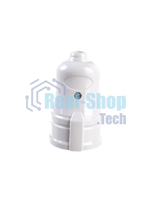 Розетка прямая разборная с заземл. РПп10-01-Ст 16А белый ИЭК ERP10-16-01-K01