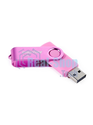 Флешка USB Smartbuy Twist Pink (SB016Gb2TWP), 16Gb, USB 2.0, R/W 15/12, розовый