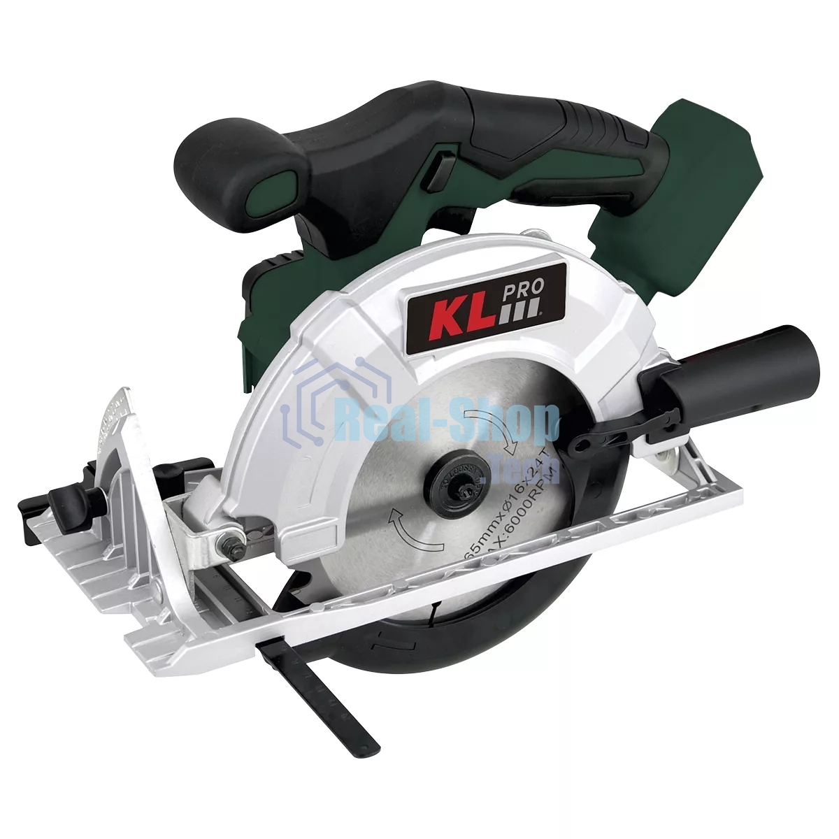 Профессиональная пила циркулярная бесщеточная KLPRO KLDAT18B-80 (18 В/8,0 А·ч, 3650 об/мин, 165мм)