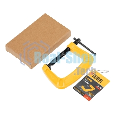 Струбцина Denzel G-образная усиленная, 75 мм