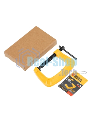 Струбцина Denzel G-образная усиленная, 75 мм