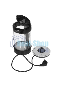 Чайник электрический Bosch TWK70B03 1.7 л, 2400 Вт, черный (корпус: стекло)