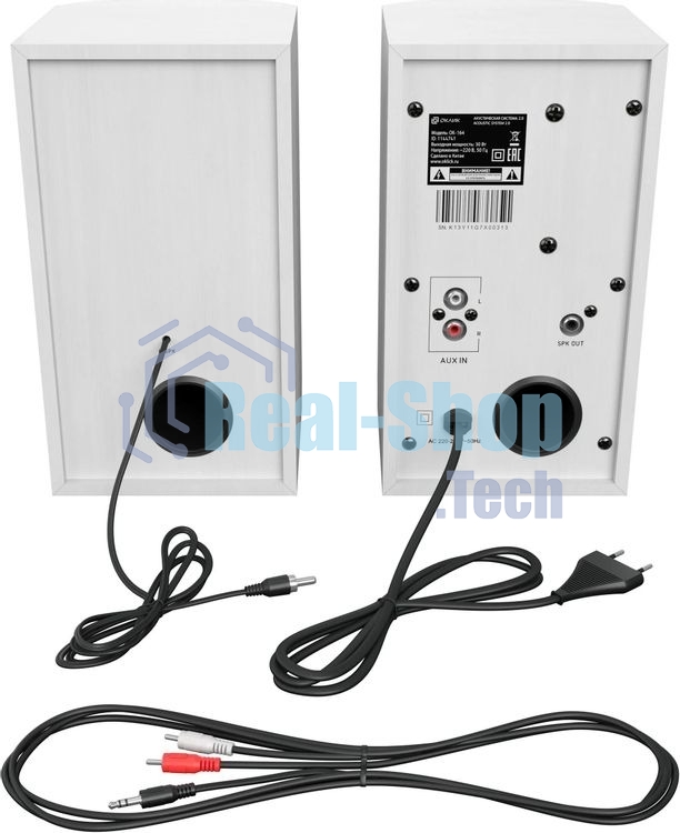Акустическая система Oklick OK-164 2.0 белый 30Вт