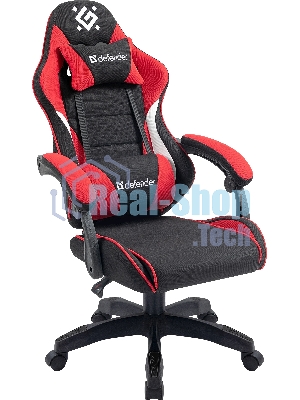Кресло игровое Defender Sorrento черный/Красный, класс 3, ткань
