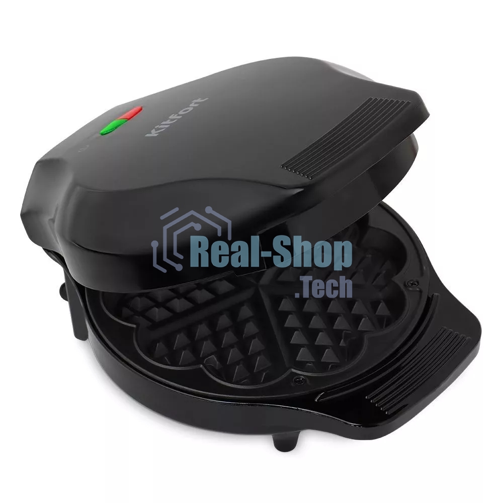 Вафельница Kitfort КТ-1664 1000Вт черный