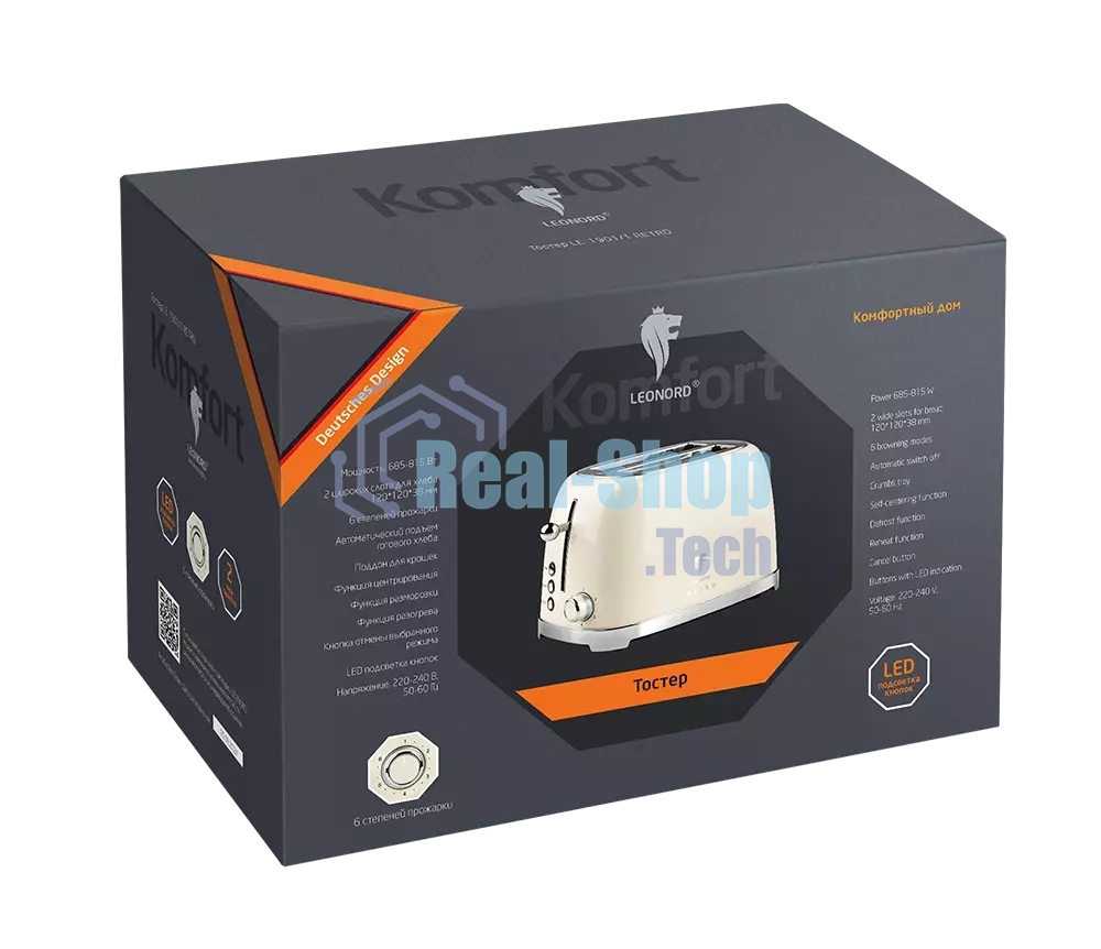 Тостер LEONORD LE-1901/1 RETRO