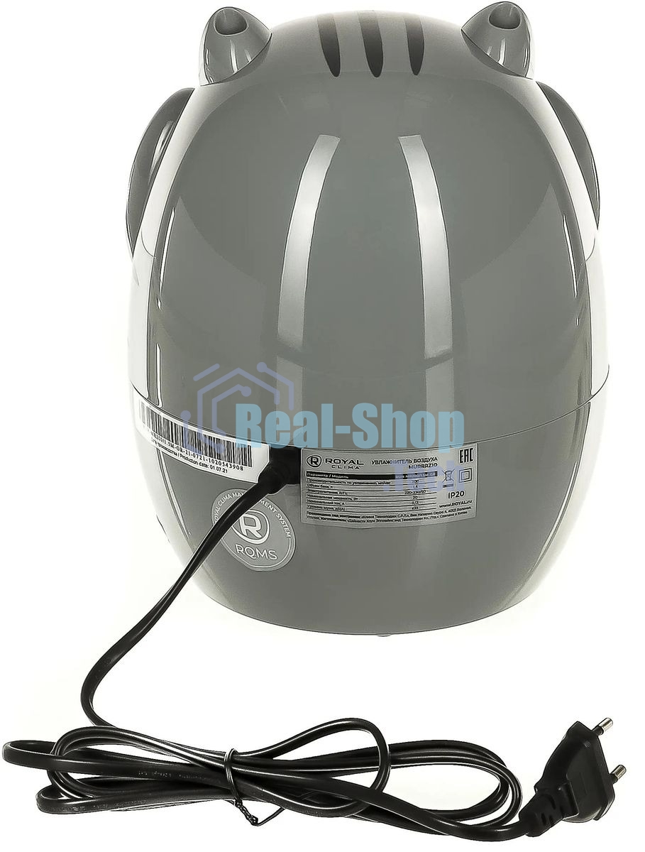 Увлажнитель воздуха ультразвуковой Royal Clima RUH-MR200/1.5M-GR 20Вт серый