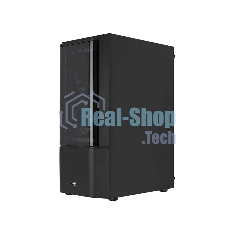 Компьютерный корпус MidTower Aerocool/Formula Quantum-G-BK-v2 черный без Б/п, ATX 3FRGb Fan on front panel