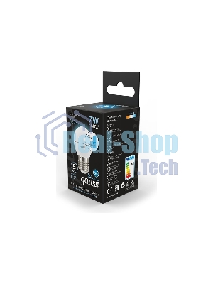 Лампа светодиодная Gauss LED Globe 7Вт E27 4100К step diммable (диммир.)
