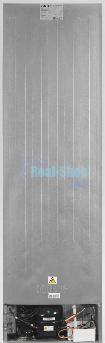 Холодильник Centek CT-1723 белый двухкамерный 254/85 л морозилка снизу, No Frost