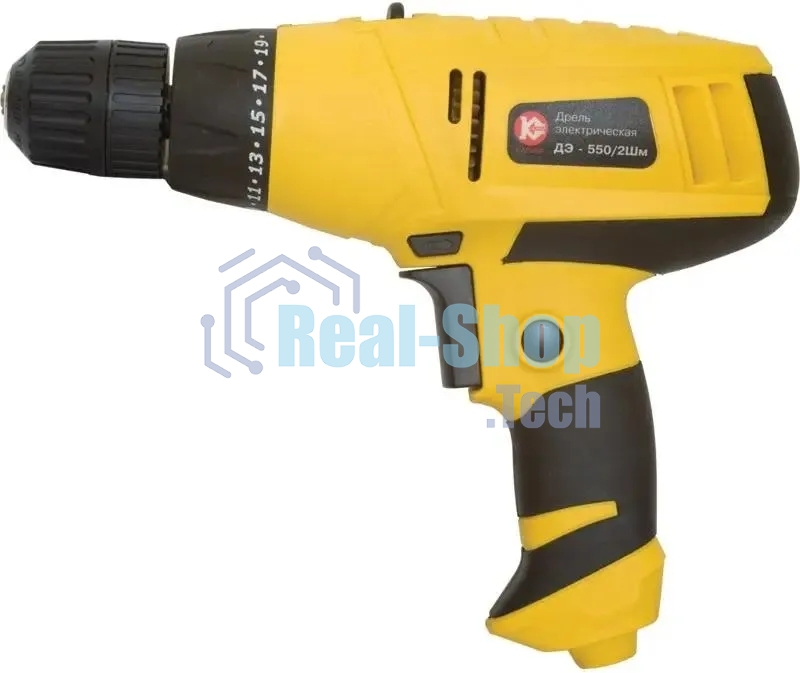 Дрель ДЭ-550/2ШМ. 500Вт, 900об/мин, 1.3кг