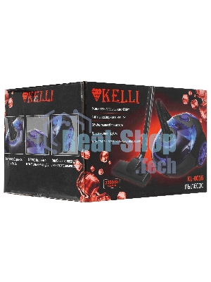 Пылесос Kelli KL-8016 синий, 420/2200 Вт, уборка сухая, пылесборник мешок 2 л