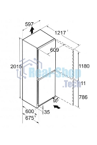 Холодильник Liebherr CNBDC 573I-22 001 черная нержавеющая сталь двухкамерный 266/94л морозилка снизу