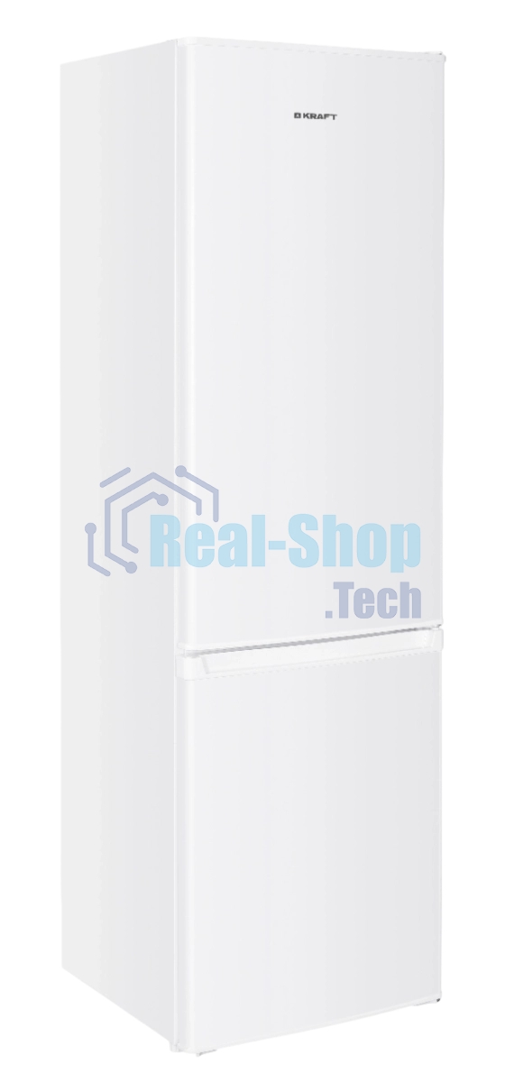 Холодильник Kraft KF-DC290W белый двухкамерный 220/70л морозилка снизу