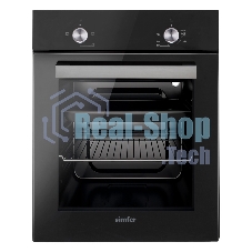 Электрический духовой шкаф Simfer B4EB04070, встраиваемый, черный
