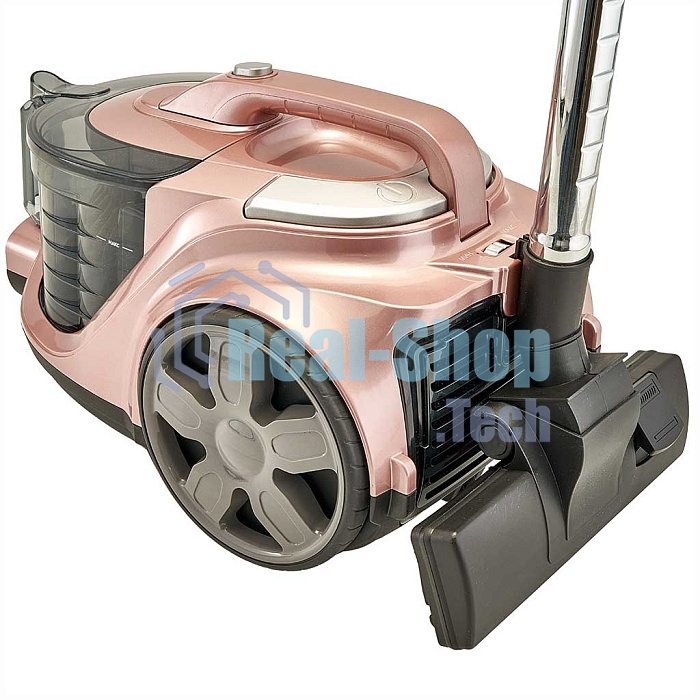 Пылесос DELTA DL-0853 бежево-розовый, 400/2400 Вт, уборка сухая, пылесборник контейнер, 4 л
