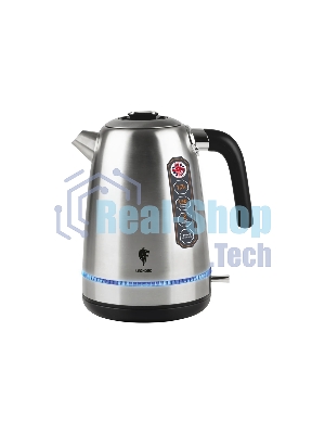 Чайник электрический LEONORD LE-1502 1,7 л, 2200 Вт, нержавейка, стальной
