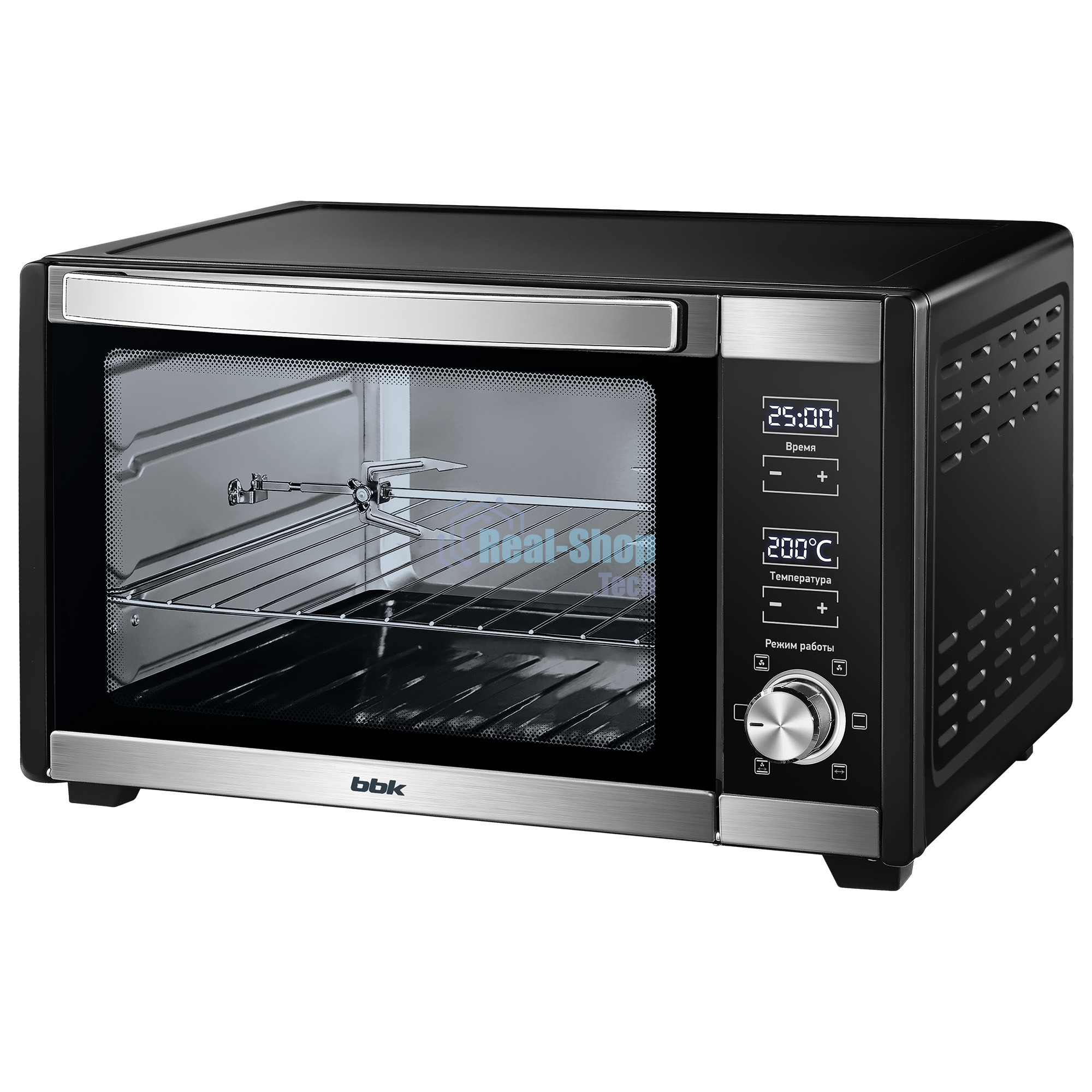 Мини-печь BBK OE3081D черный/нерж сталь