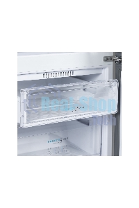 Холодильник Бирюса M551 металлик двухкамерный 180/60л морозилка снизу, автоматическое оттаивание