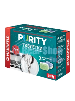 Таблетки для посудомоечных машин Maunfeld Purity all in 1 MDT30ST (30 шт. в упаковке)