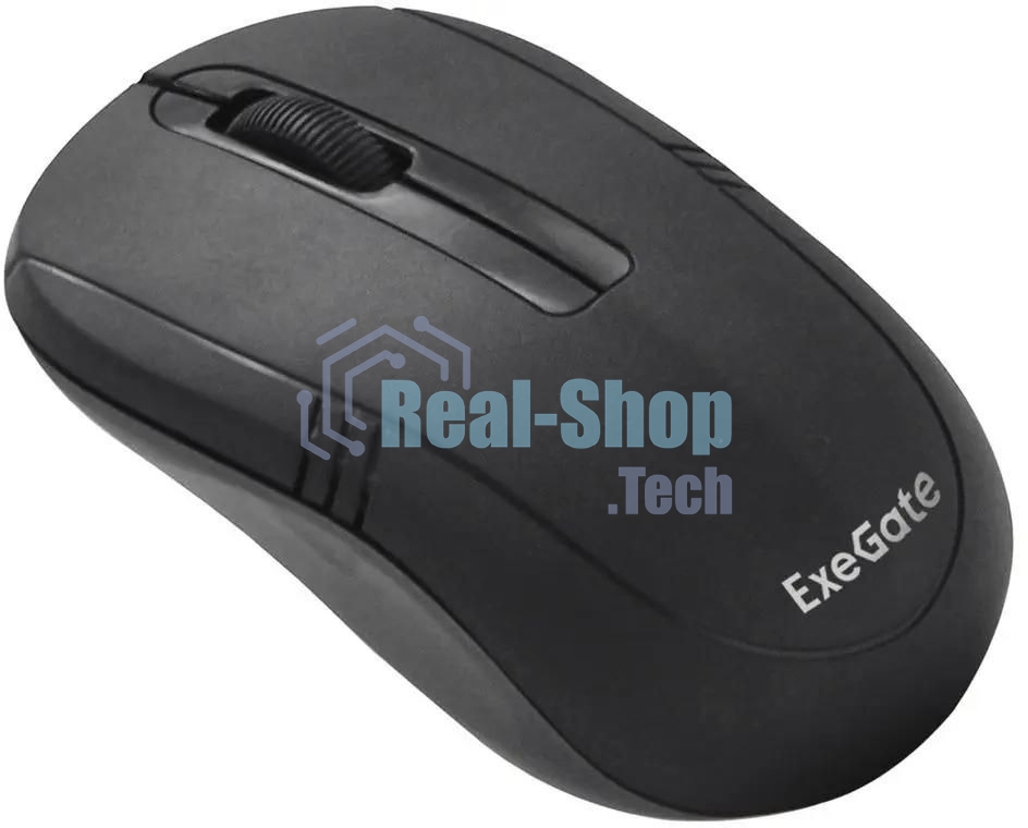 Мышь беспроводная ExeGate Professional Standard SR-9021 черный, 1200 dpi, радиоканал, USB, кнопки - 3