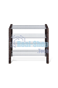 Полка для обуви SHEFFILTON Альберо SHT-SR9-4 дерево/металл венге/алюм.металлик 163348