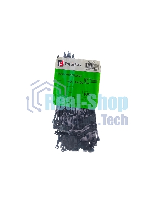 Хомут кабельный КСС 3х100 нейл. черный (уп. 100 шт) Fortisflex 49406