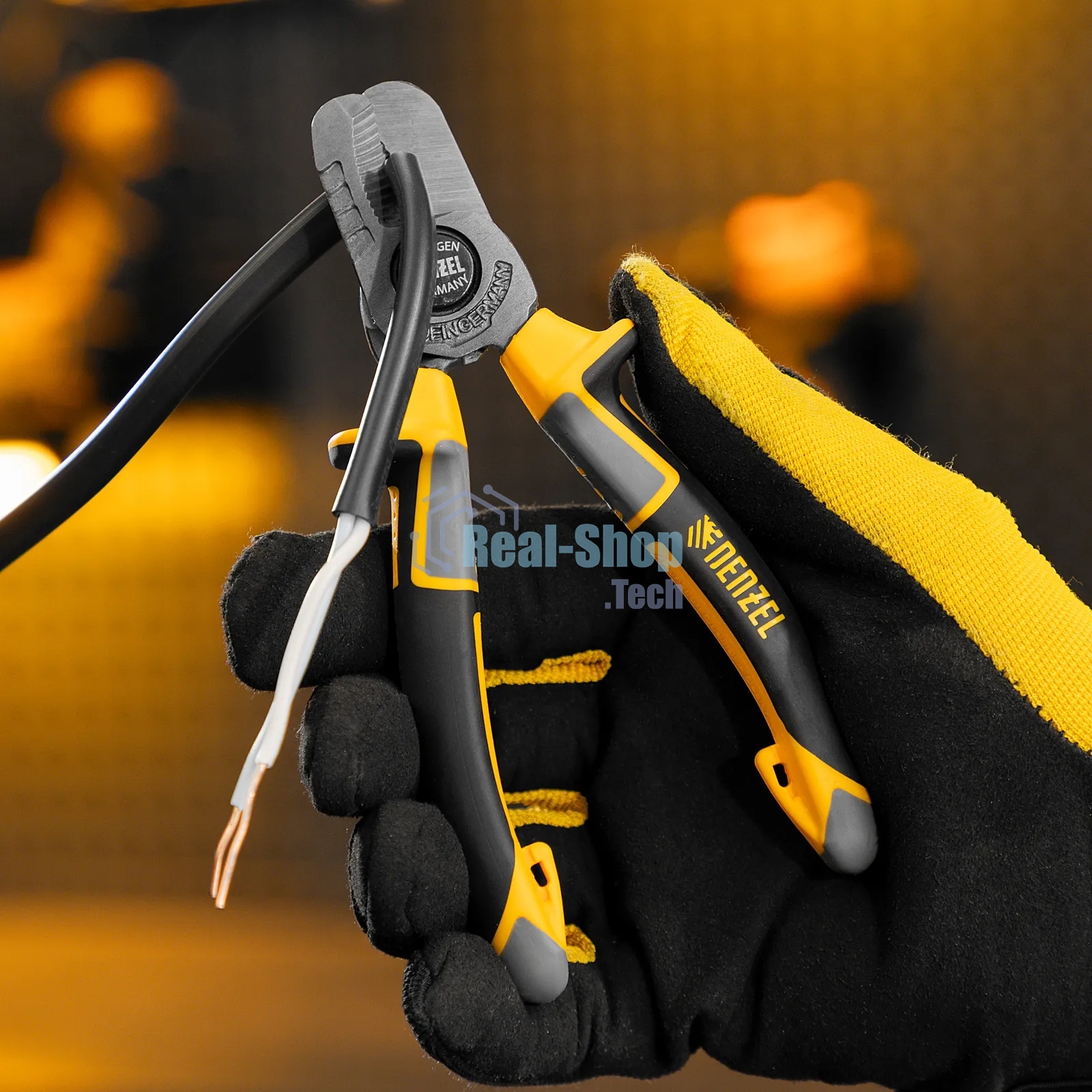 Кабелерез Denzel 160 мм, трехкомпонентные рукоятки