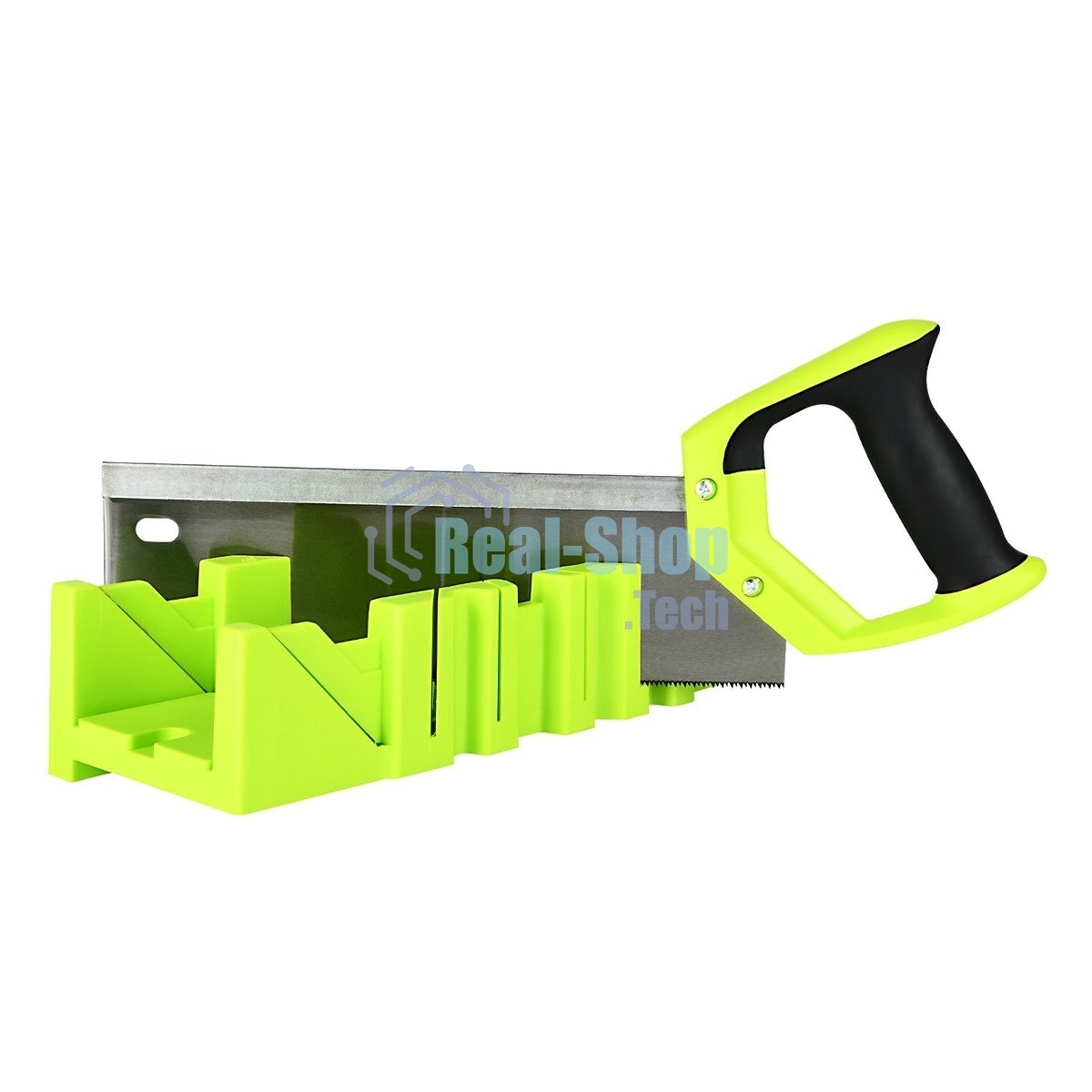 Стусло пластиковое с пилой 300мм Deli DL580900 пильное полотно из стали 65Mn, прорезиненная двухкомпонентная ручка