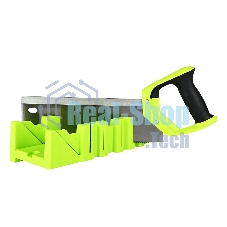 Стусло пластиковое с пилой 300мм Deli DL580900 пильное полотно из стали 65Mn, прорезиненная двухкомпонентная ручка