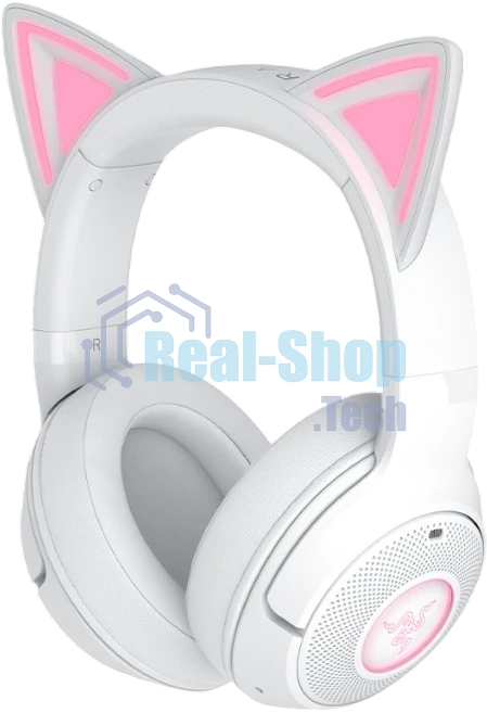 Гарнитура Razer Kraken Kitty V2 BT белый, беспроводная, Bluetooth, подсветка Razer Chroma RGB